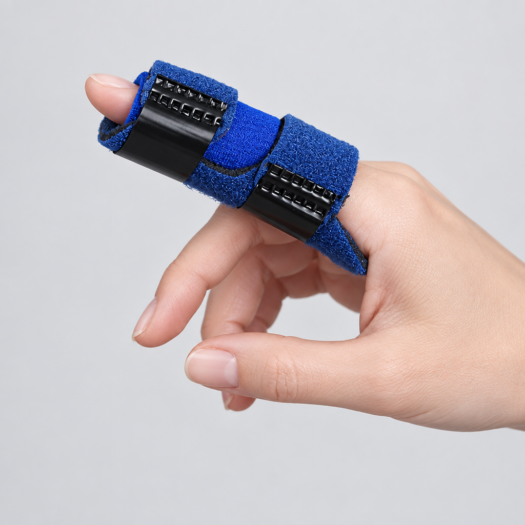 adjustable finger support brace