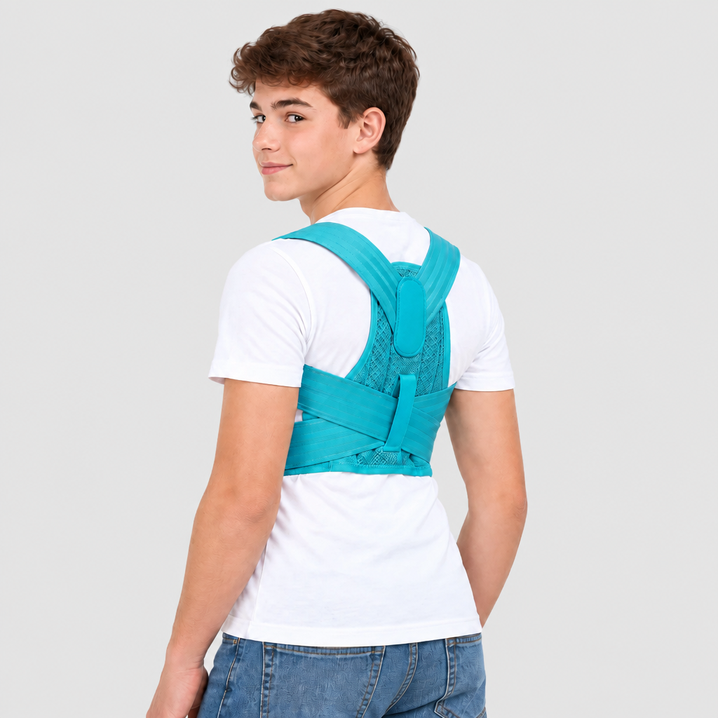 adjustable kids back posture brace