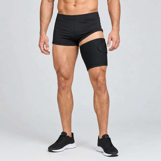 adjustable thigh brace support