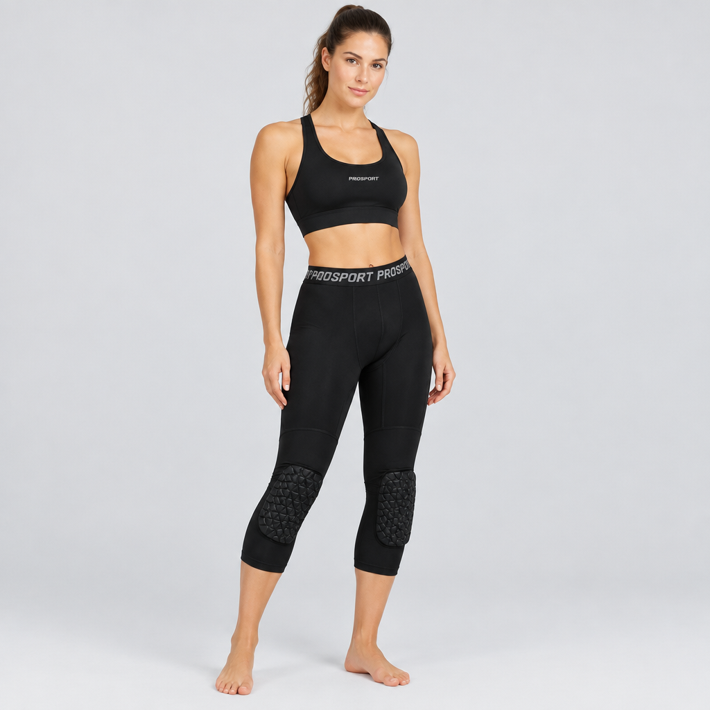 basketball padded compression tights