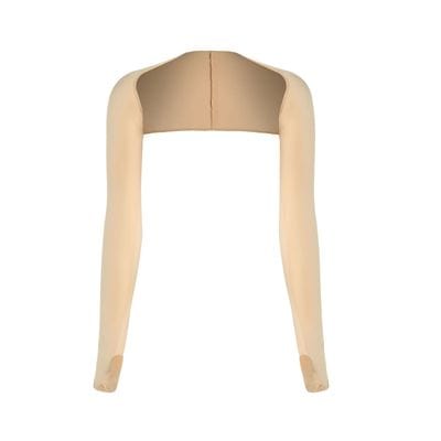 beige sun protection sleeves