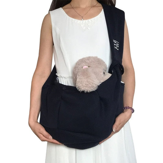 breathable canine travel pouch
