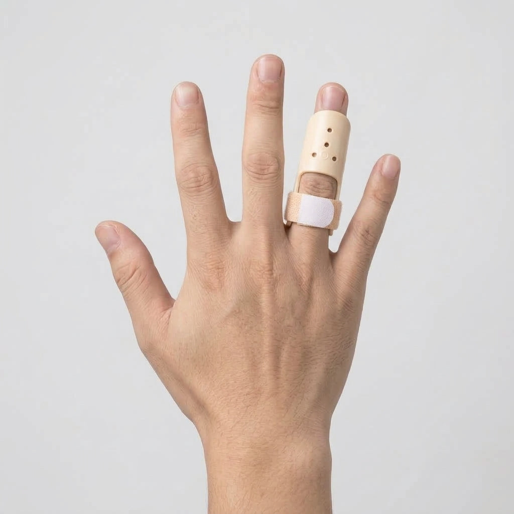 breathable finger splint low profile daily activity wear