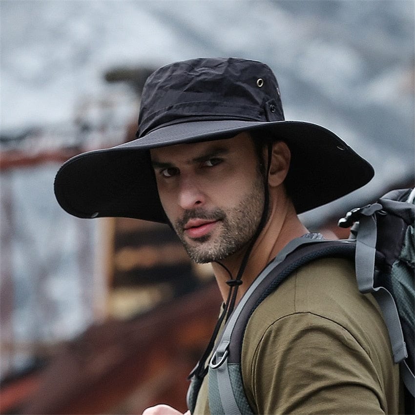 breathable mesh hiking hat