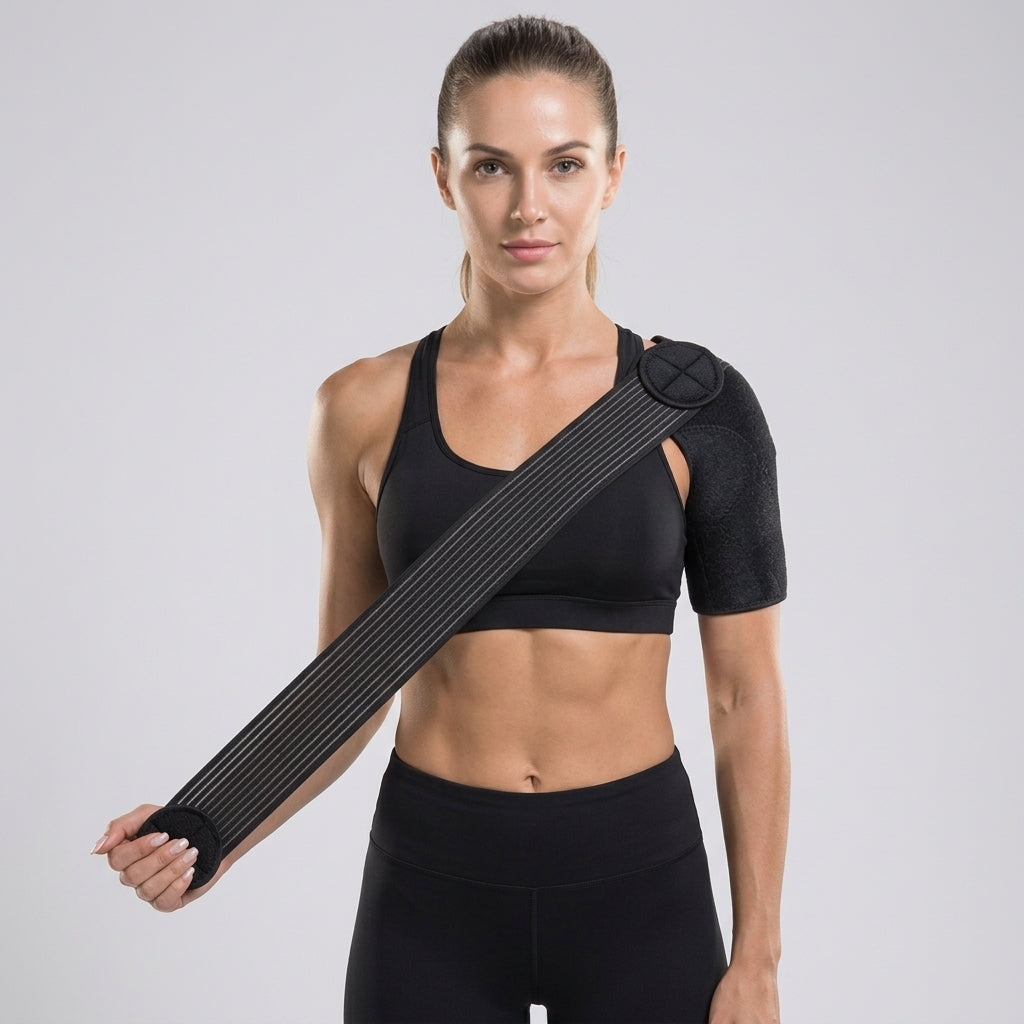 breathable shoulder support brace