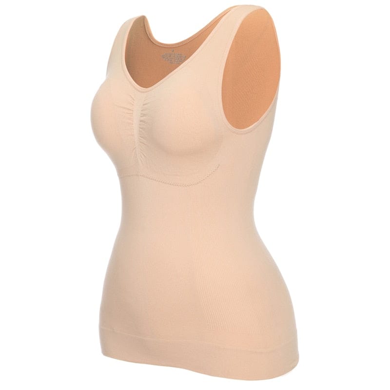 built-in padded bra camisole attractive bustline natural fit 