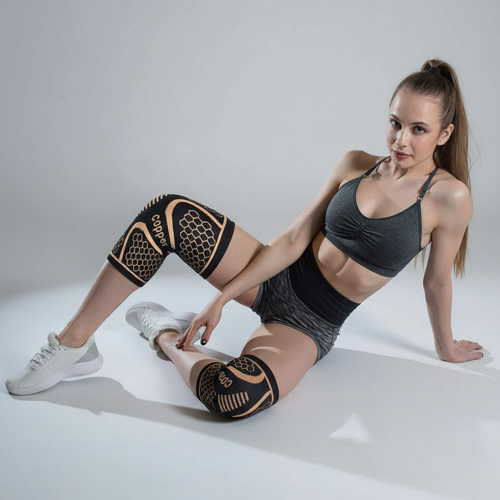 copper compression knee sleeve