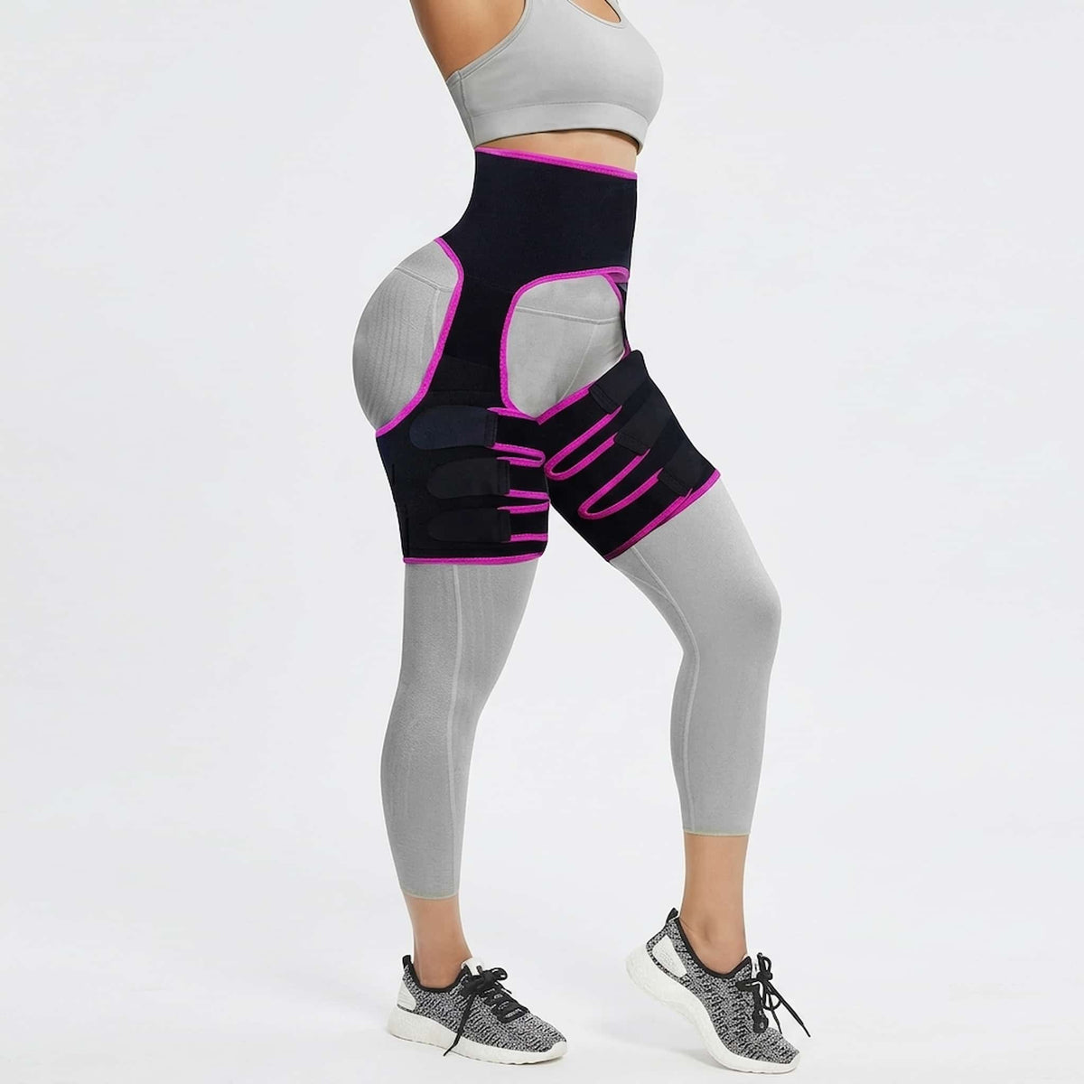dual leg thigh shaper support belt
