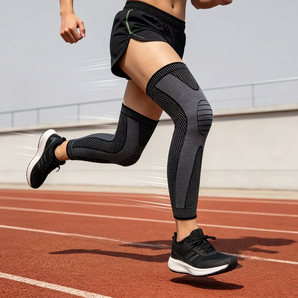 elastic knee brace for active wear