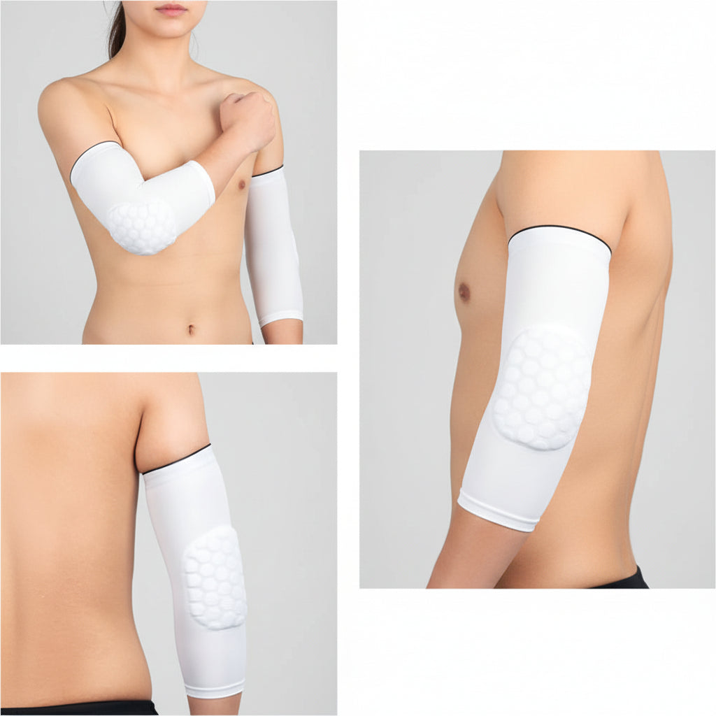 elbow sleeve with honeycomb padding