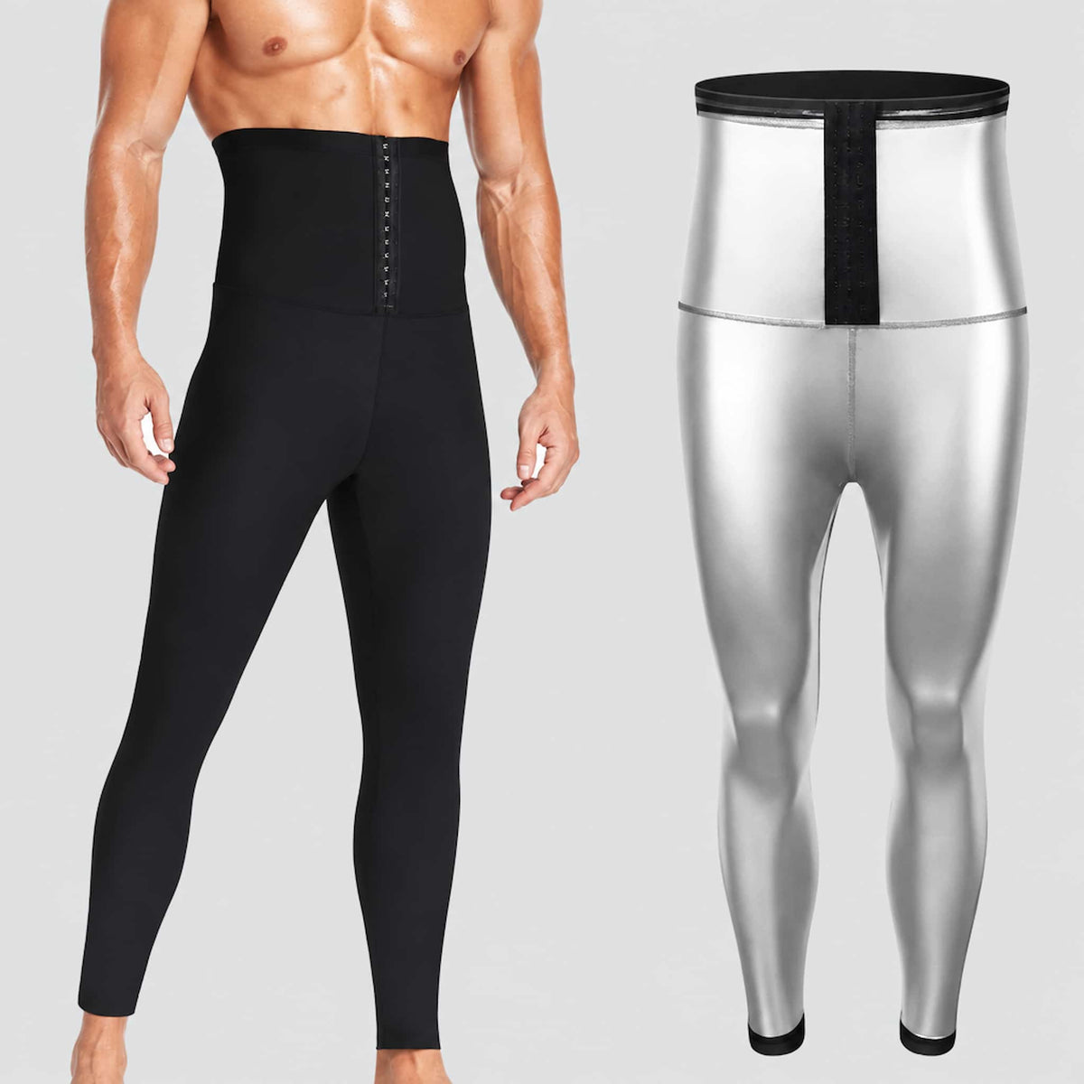 fitted sauna workout leggings