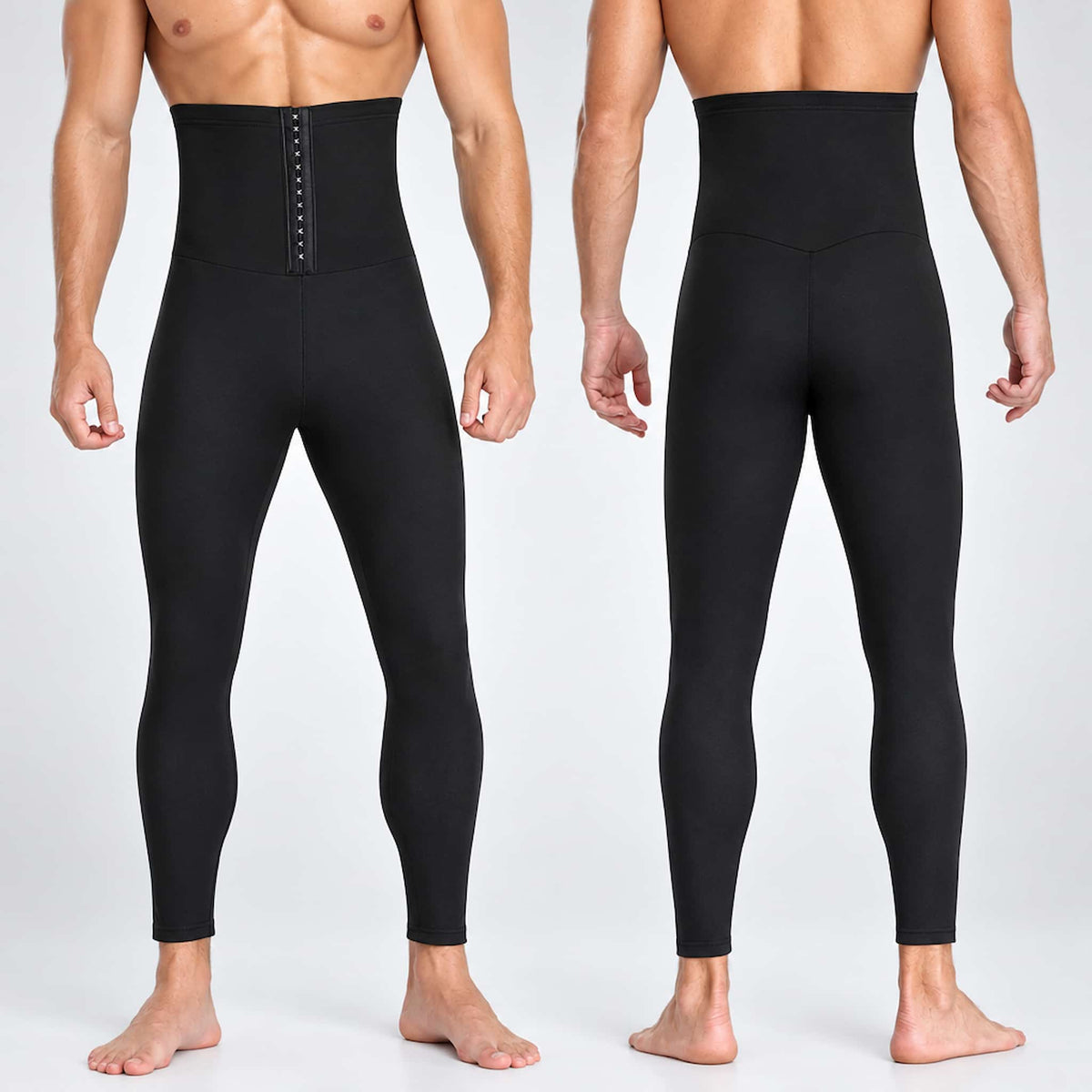 heat trapping workout leggings for men