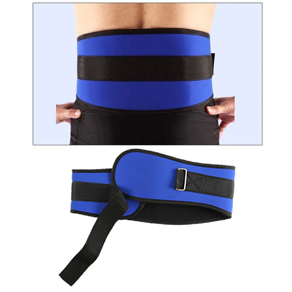 heavy duty metal buckle gym belt no slip