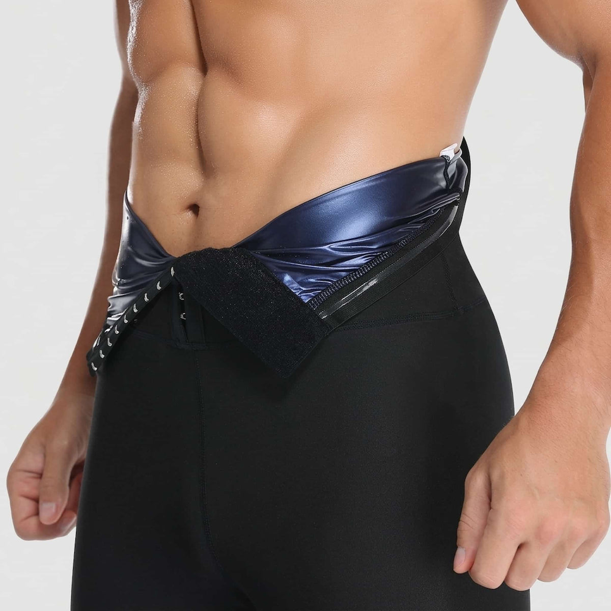 high waist sauna compression leggings