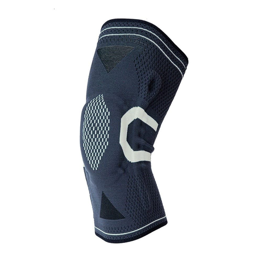 knee brace with metal spring stabilizers