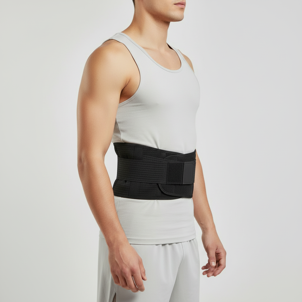 lower back brace inside outside seam durable construction