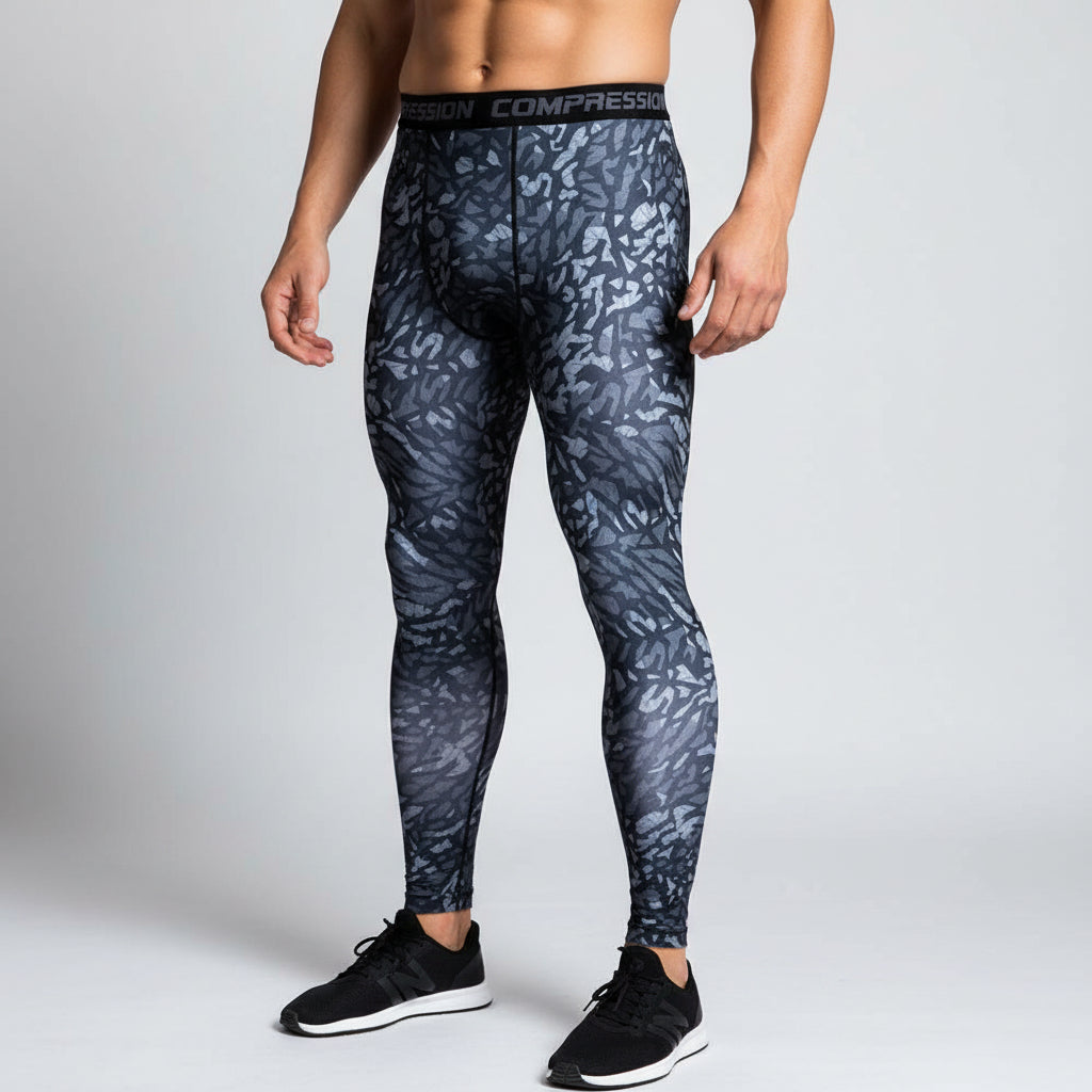 men compression tights for running