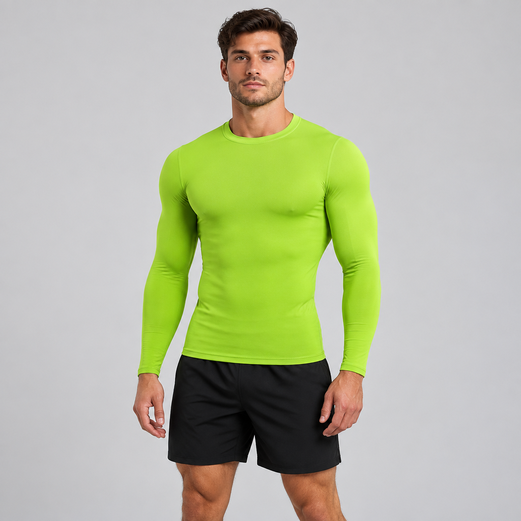 men's compression base layer top