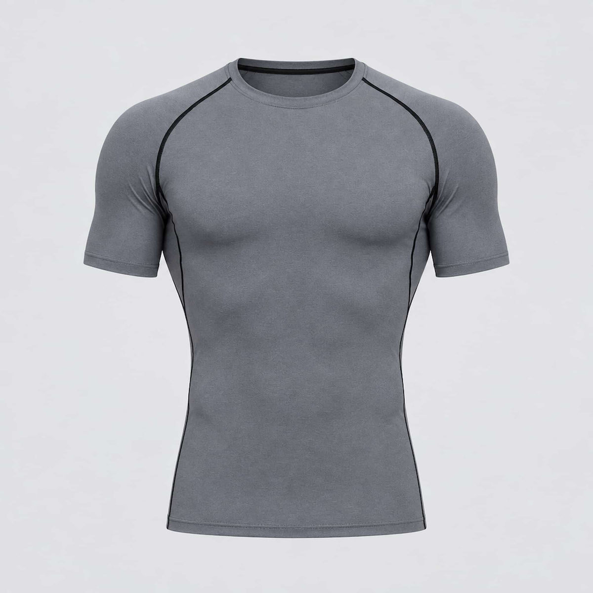 men short sleeve athletic base layer top