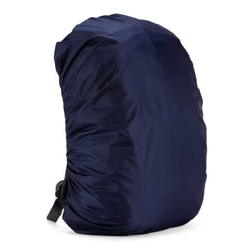 navy blue backpack rain cover