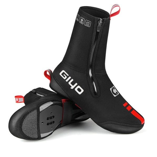 neoprene MTB cycling boot covers windproof thermal fleece waterproof zipper