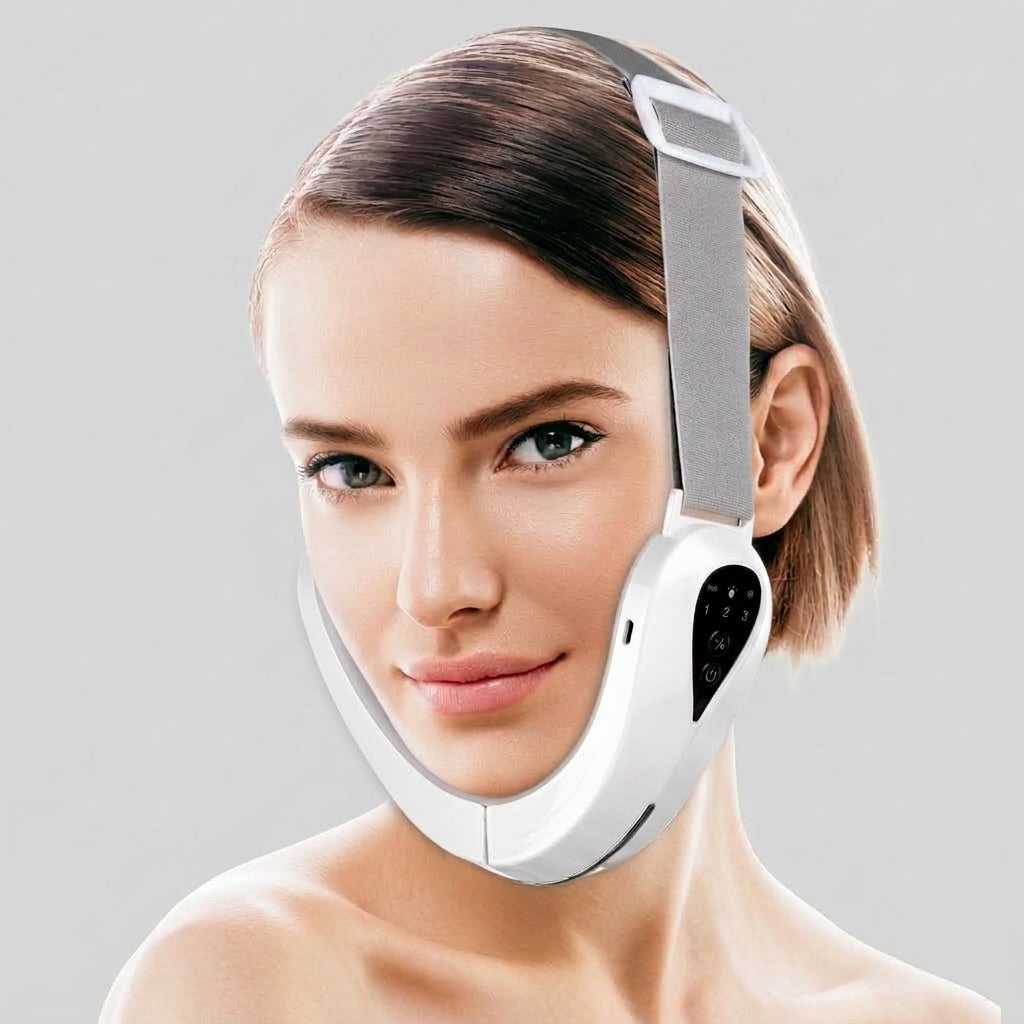 red light blue light facial massager