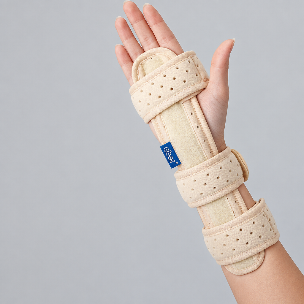 removable aluminum splint wrist brace