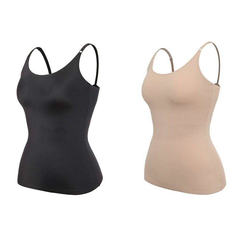 seamless body shaper camisole slim discreet profile fitted dress