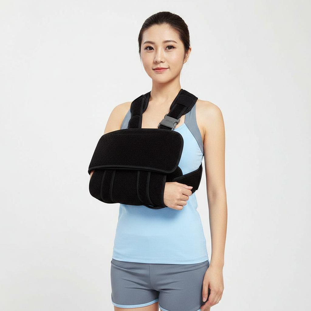 shoulder dislocation arm sling