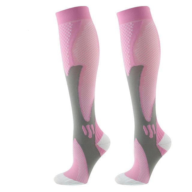 360-degree stretch circular knit compression sock