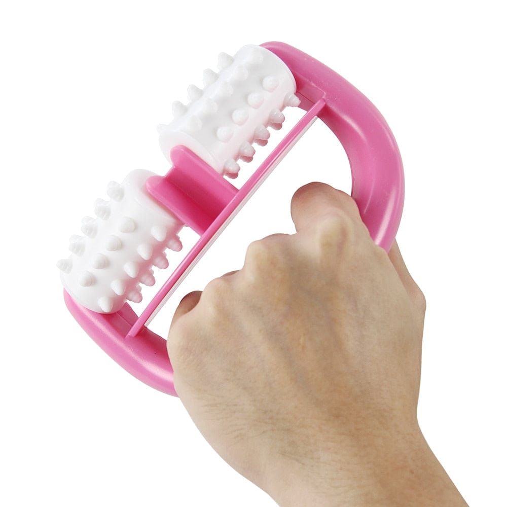 D-shaped handheld massager