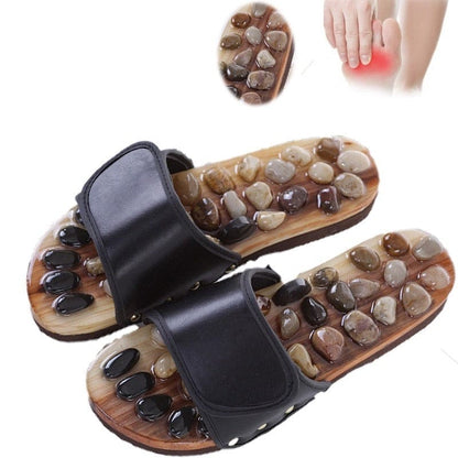 Acupressure Massage Slippers | Natural Stone Foot Acupoint Sandals