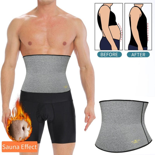 Men Waist Trainer Modeling Belt