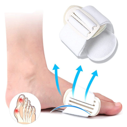 White Metatarsal Insoles showing the inner contoured arch support padding and the secure toe loop design.