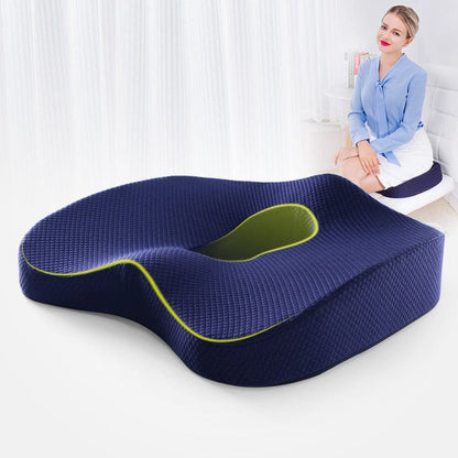 Pressure-relieving chair cushion