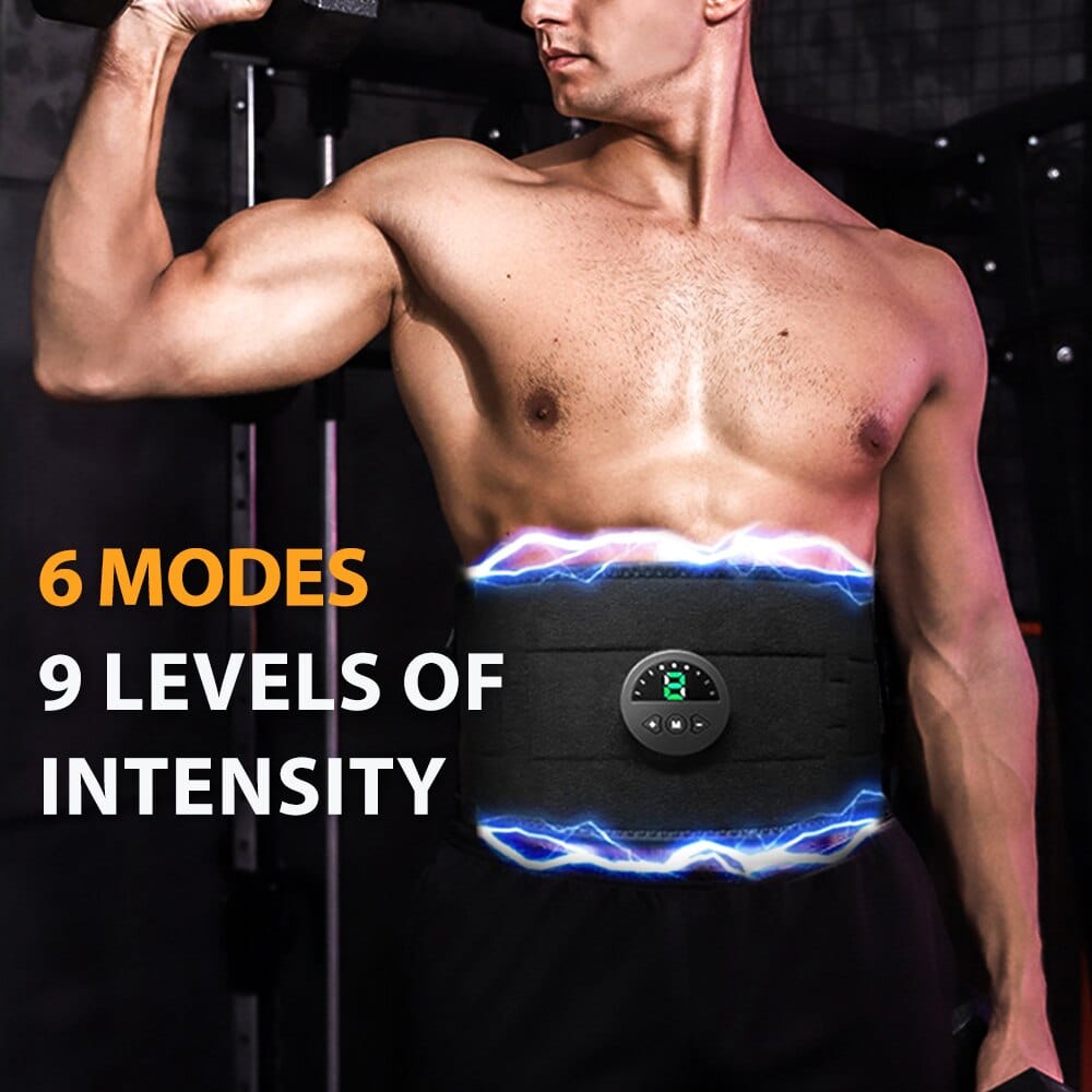 New Smart Electric Muscle Stimulator | EMS Wireless Fitness Belt | Abdominal Muscle Trainer