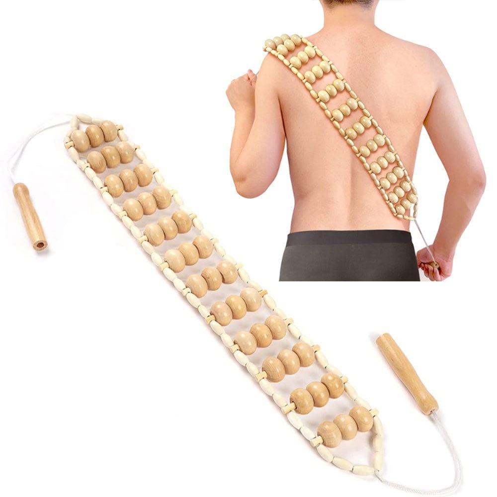 Wooden Body Massage Roller | Wheel Wooden Massager