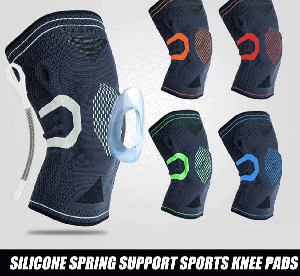 Knee Compression Sleeve with Silicone Gel