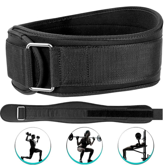 Weight Lifting Belt |  Workout Belt with Metal Buckle for Men Women