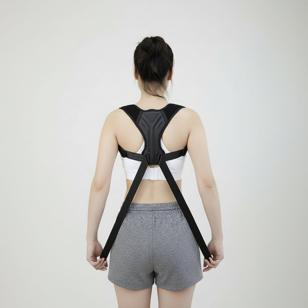 Y shape strap posture corrector design