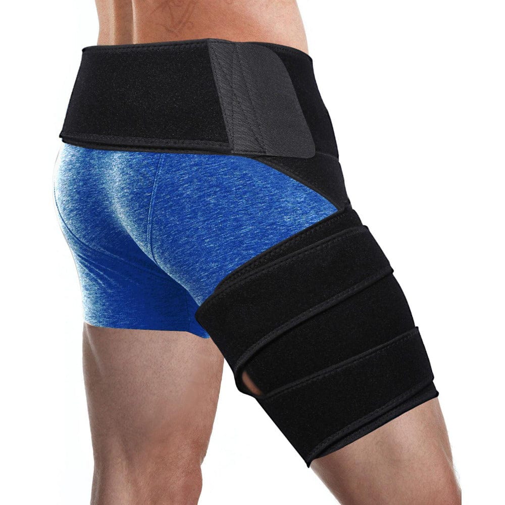 adjustable hip groin brace for athletes and active professionals
