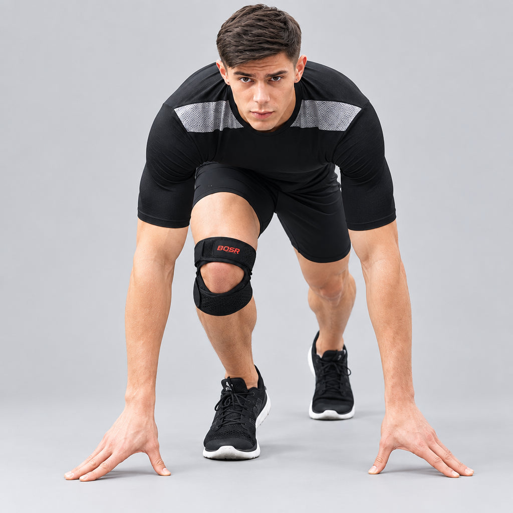 breathable mesh knee support