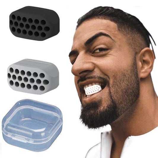 A group layout showcasing the gray, black, and white face sculpting blocks.