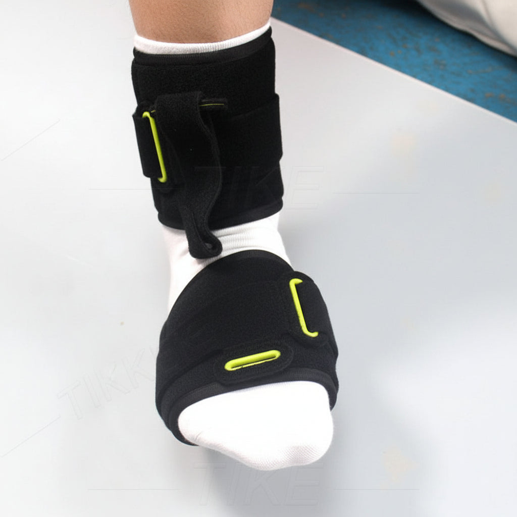 foot drop brace for stroke and spinal nerve injury recovery