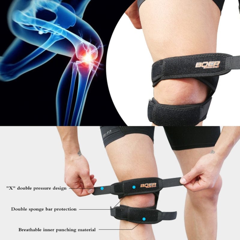 Honeycomb Meshed Adjustable Knee Support Brace