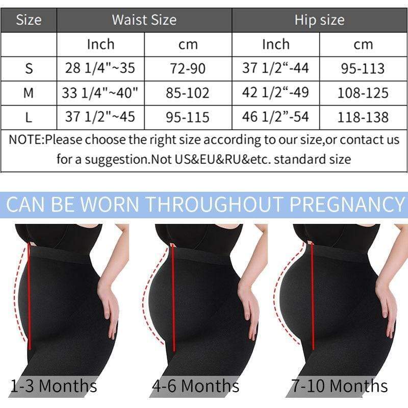 Maternity Leggings | High Waist Pregnant Belly Support Pants