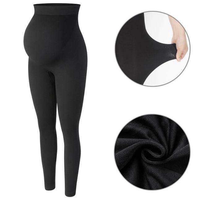 Maternity Leggings | High Waist Pregnant Belly Support Pants