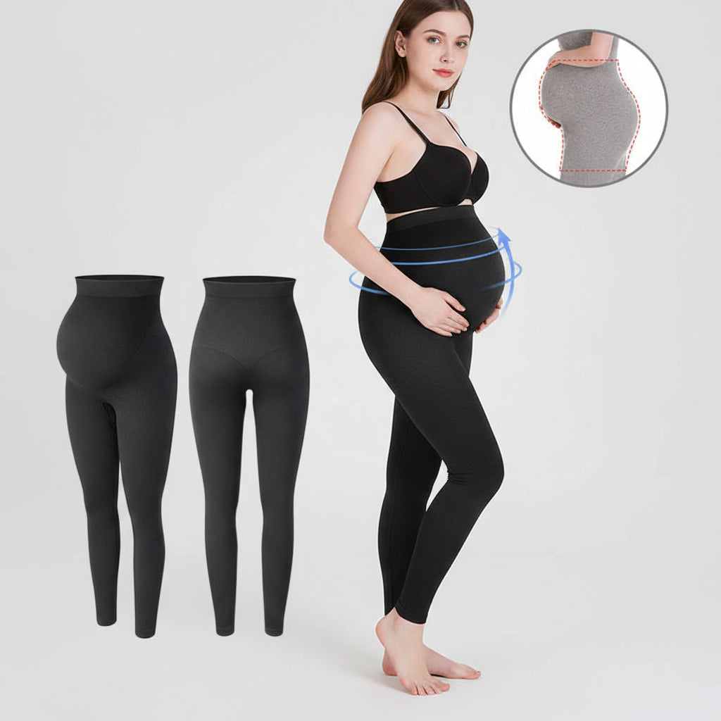 maternity leggings with belly panel grows with you all trimesters 