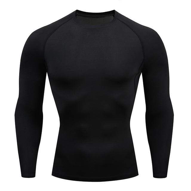 Men Compression Shirt | Men Quick Dry Cycling Running Long Sleeve Tshirt