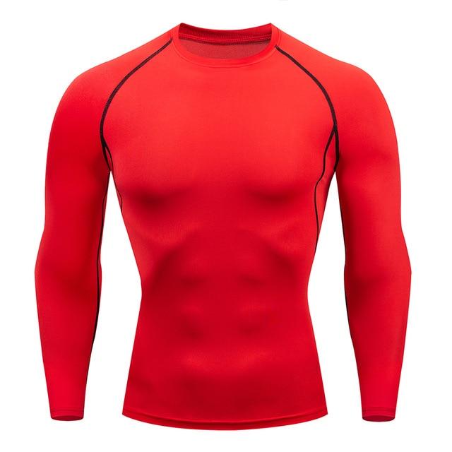 Men Compression Shirt | Men Quick Dry Cycling Running Long Sleeve Tshirt